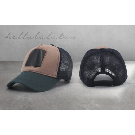 SÖTÉTZÖLD BARNA BASEBALL SAPKA
