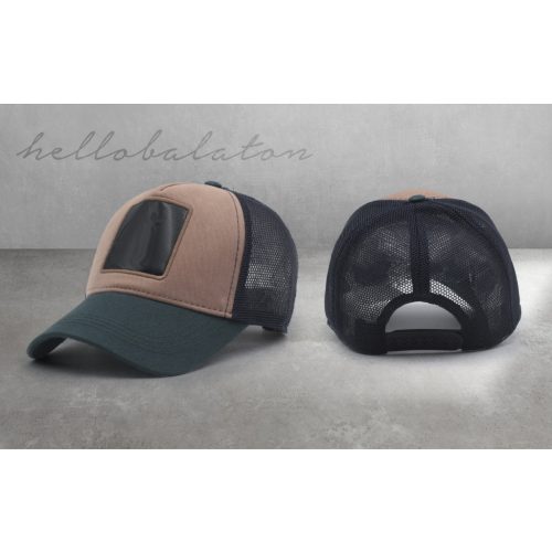 SÖTÉTZÖLD BARNA BASEBALL SAPKA