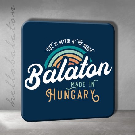 BALATON MADE IN HUNGARY SAPKA CÍMKE