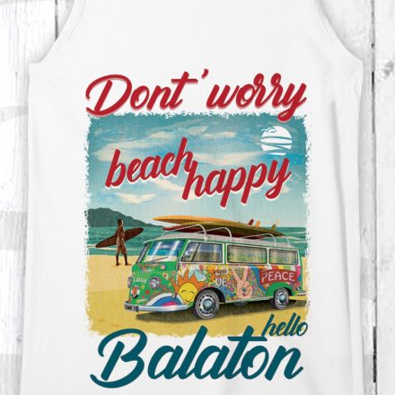 DONT WORRY BEACH HAPPY FÉRFI ATLÉTA FEHÉR