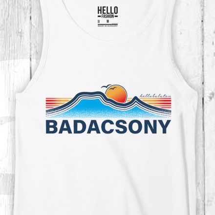 KÉK BADACSONY FÉRFI ATLÉTA FEHÉR