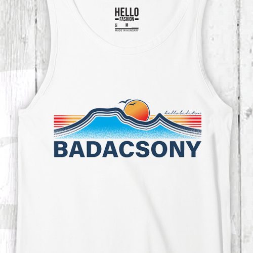 KÉK BADACSONY FÉRFI ATLÉTA FEHÉR