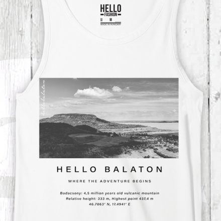 FEKETE FEHÉR BADACSONY FÉRFI ATLÉTA FEHÉR