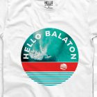 SURFING LOVE FÉRFI KEREK NYAKÚ PÓLÓ FEHÉR