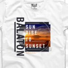 SUNRISE TO SUNSET FÉRFI KEREK NYAKÚ PÓLÓ FEHÉR