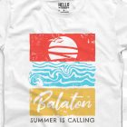 SUMMER IS CALLING FÉRFI KEREK NYAKÚ PÓLÓ FEHÉR