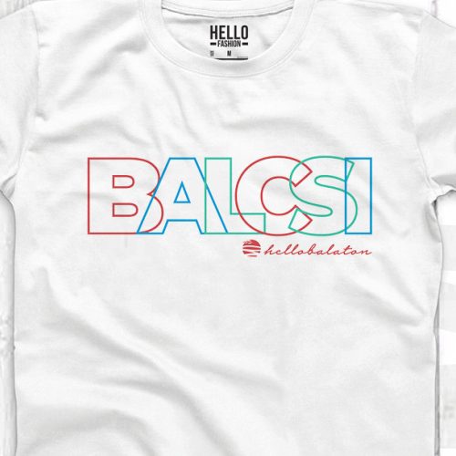 BALCSI FÉRFI KEREK NYAKÚ PÓLÓ FEHÉR