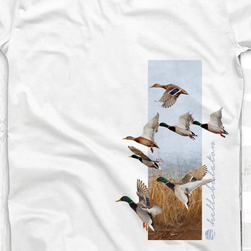 KACSÁS FÉRFI KEREK NYAKÚ PÓLÓ FEHÉR