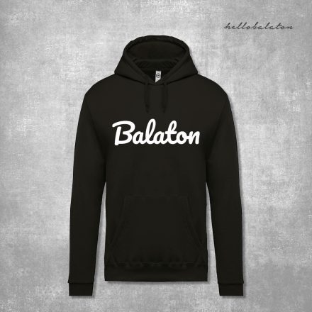 BALATON FELIRATOS FÉRFI PULÓVER FEKETE