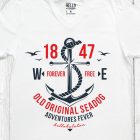 FOREVER FREE FÉRFI V NYAKÚ PÓLÓ FEHÉR