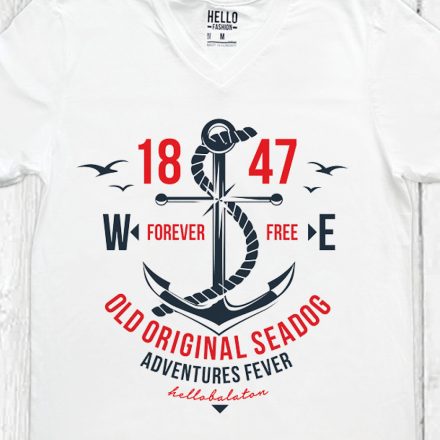 FOREVER FREE FÉRFI V NYAKÚ PÓLÓ FEHÉR