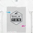 BALATONI CÁPA FÉRFI V NYAKÚ PÓLÓ FEHÉR