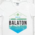 HELLO BALATON KOPTATOTT FÉRFI V NYAKÚ PÓLÓ FEHÉR