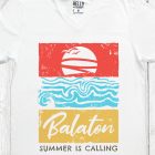 SUMMER IS CALLING FÉRFI V NYAKÚ PÓLÓ FEHÉR