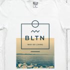 BLTN FÉRFI V NYAKÚ PÓLÓ FEHÉR