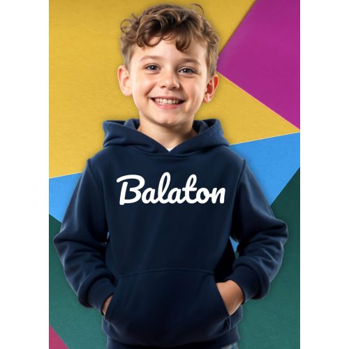BALATON FELIRAT UNISEX GYEREK PULÓVER SÖTÉTKÉK
