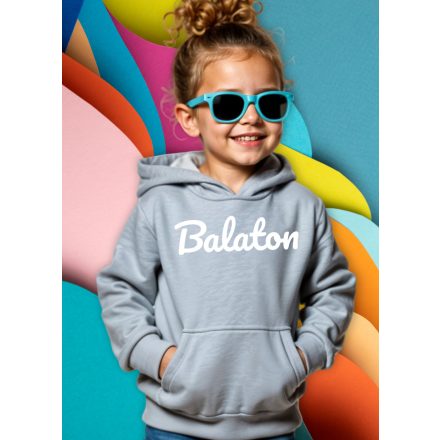BALATON FELIRAT UNISEX GYEREK PULÓVER SZÜRKE