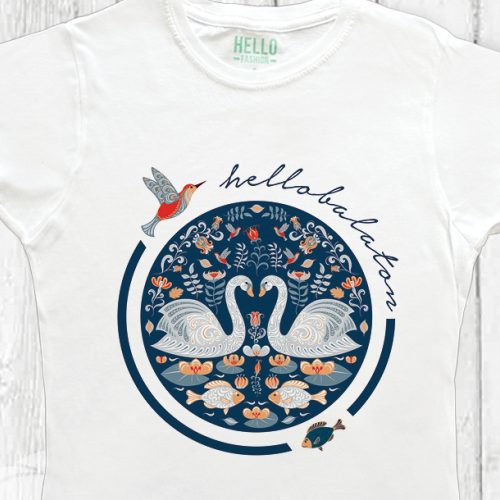 HATTYÚS KEREK NYAKÚ NŐI PÓLÓ FEHÉR