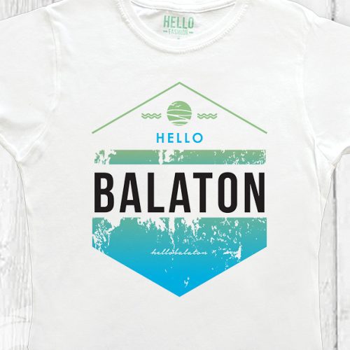 HELLO BALATON KOPTATOTT KEREK NYAKÚ NŐI PÓLÓ FEHÉR