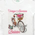 VINTAGE BICAJOS KEREK NYAKÚ NŐI PÓLÓ FEHÉR