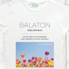 TULIPÁNOK KEREK NYAKÚ NŐI PÓLÓ FEHÉR