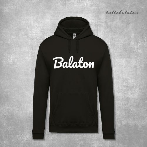 BALATON FELIRATOS NŐI PULÓVER FEKETE