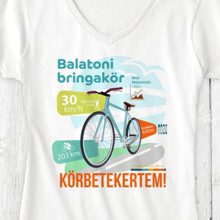 KÖRBETEKERTEM V NYAKÚ NŐI PÓLÓ FEHÉR
