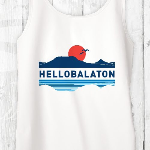 BADACSONY SZILUETT NŐI ATLÉTA FEHÉR