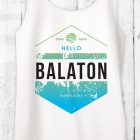 HELLO BALATON KOPTATOTT NŐI ATLÉTA FEHÉR