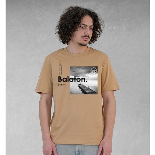 STÉGES  FÉRFI ORG. PAMUT PÓLÓ BARNA