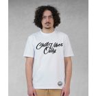 CHILL VIBES  FÉRFI ORG. PAMUT PÓLÓ FEHÉR