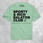 SPORTY AND RICH  FÉRFI ORG. PAMUT PÓLÓ ZÖLD