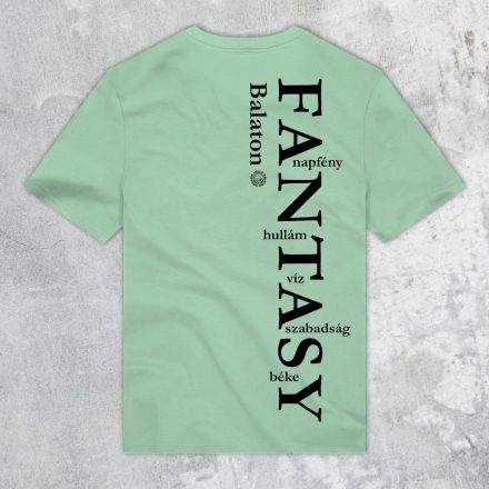 FANTASY  FÉRFI ORG. PAMUT PÓLÓ ZÖLD