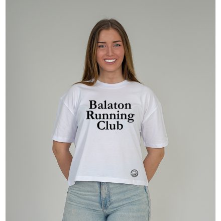 BALATON RUNNING NŐI ORG. PAMUT BOXY PÓLÓ FEHÉR