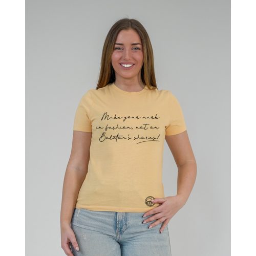 MAKE YOUR MARK NŐI ORG. PAMUT   PÓLÓ NARANCS