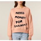 NEED MONEY NŐI ORG. PAMUT  PULÓVER BARACK