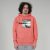 STÉGES UNISEX ORG. PAMUT HOODIE KORALL
