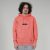 BLUE LAKE UNISEX ORG. PAMUT HOODIE KORALL