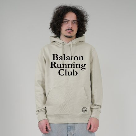 BALATON RUNNING  UNISEX ORG. PAMUT HOODIE SIVATAGI POR