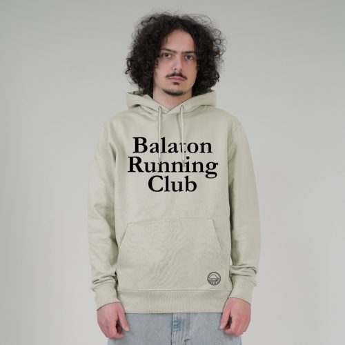 BALATON RUNNING  UNISEX ORG. PAMUT HOODIE SIVATAGI POR