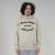 DÉLI PART UNISEX ORG. PAMUT HOODIE SIVATAGI POR