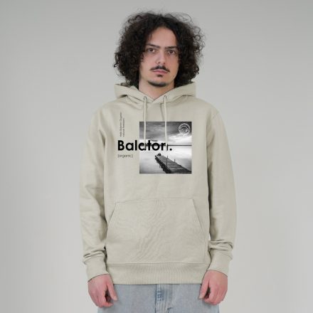STÉGES UNISEX ORG. PAMUT HOODIE SIVATAGI POR