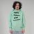 NEED MONEY UNISEX ORG. PAMUT HOODIE ZÖLD