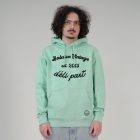 DÉLI PART  UNISEX ORG. PAMUT HOODIE ZÖLD
