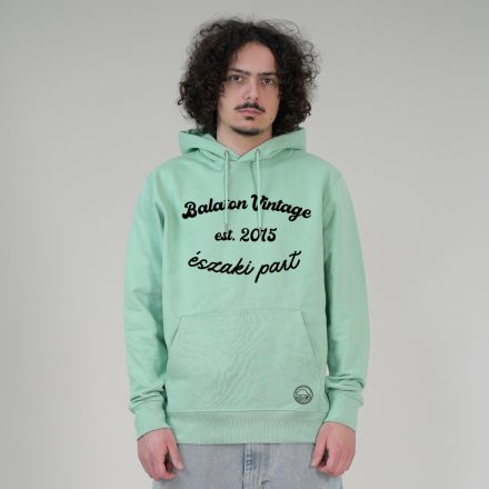 ÉSZAKI PART UNISEX ORG. PAMUT HOODIE ZÖLD
