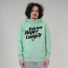 HAPPY CAMPER UNISEX ORG. PAMUT HOODIE ZÖLD