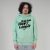 HAPPY CAMPER UNISEX ORG. PAMUT HOODIE ZÖLD