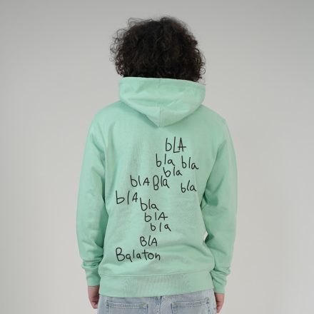 BLA BLA  UNISEX ORG. PAMUT HOODIE ZÖLD