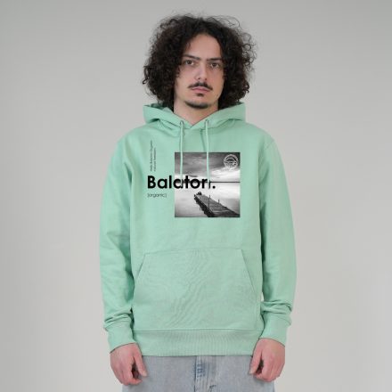 STÉGES UNISEX ORG. PAMUT HOODIE ZÖLD