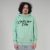 CHILL VIBES UNISEX ORG. PAMUT HOODIE ZÖLD